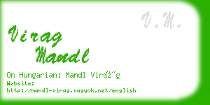 virag mandl business card